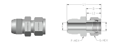 05 Compression Tube Fitting Connector