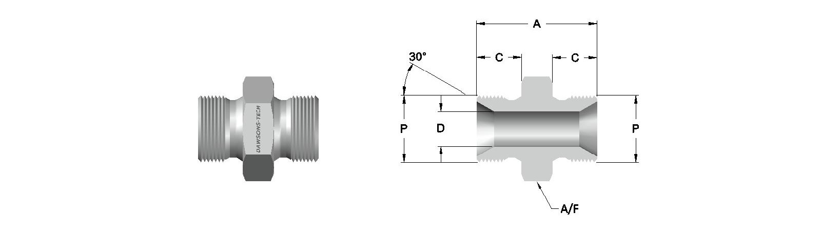 08 Male Adapter BSP (Parallel) Thread-Model