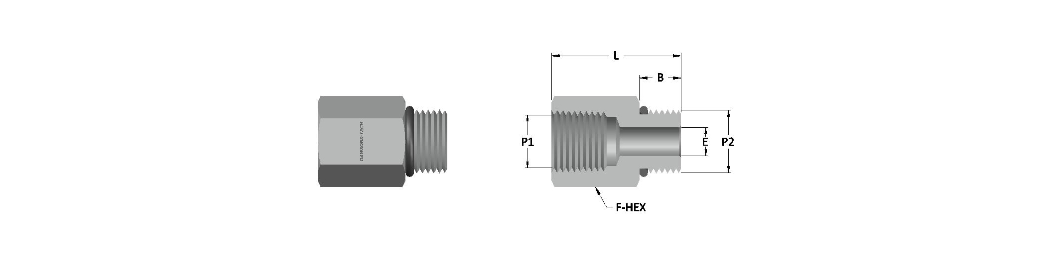 11 Adapter (NPT to SAE-MS) Threads