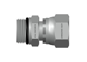 37 Flare Swivel BSP Parallel<br />Male Connector EO