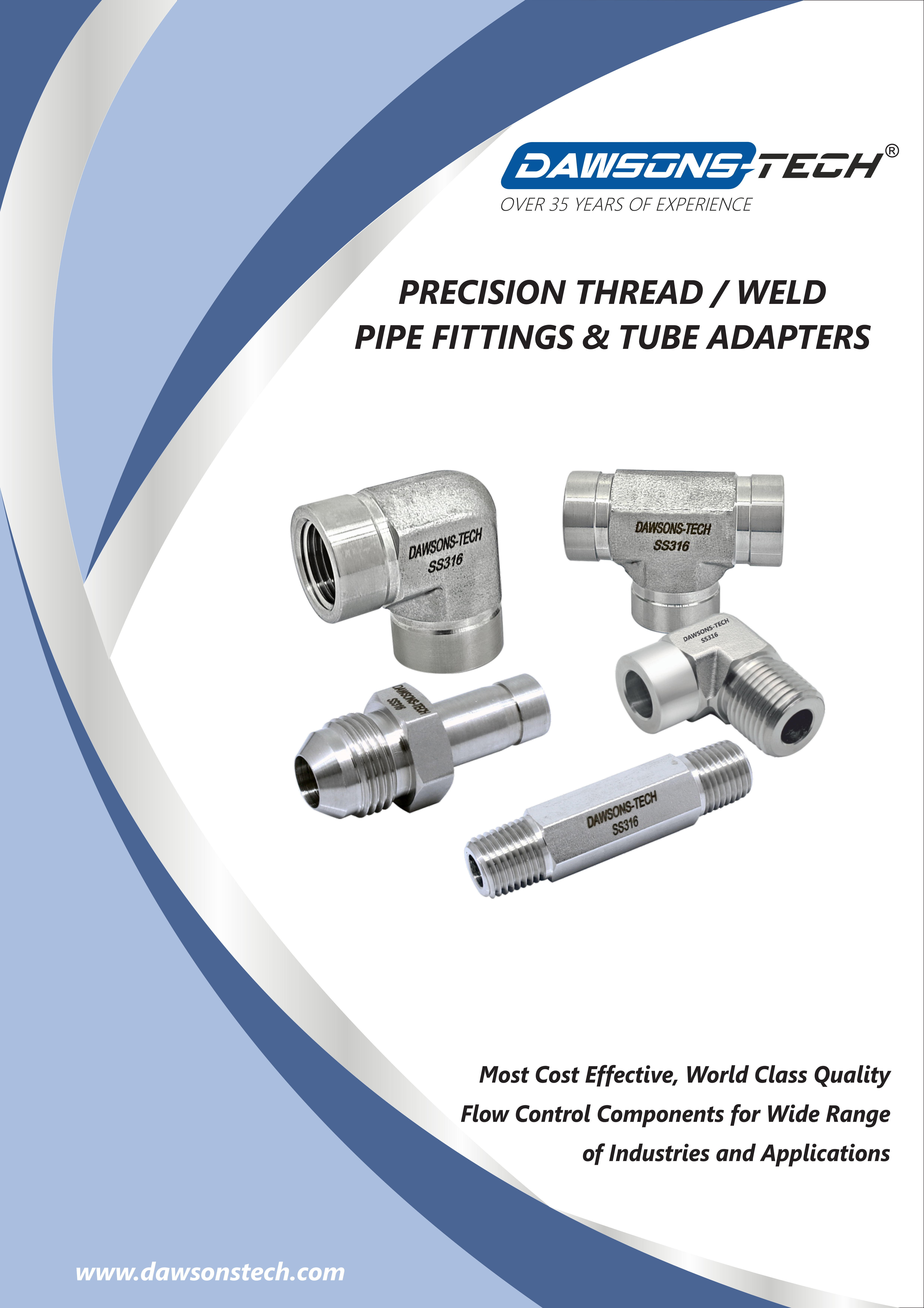 Precision Thread / Weld Pipe Fittings & Tube Adapters